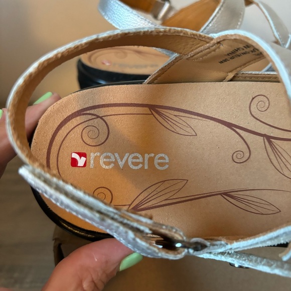 Revere Sandals Miami Pearl Adjustable Orthotic Friendly Comfort Shoes New 7W - Picture 5 of 11